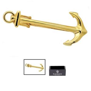 Mens Gold Stainless Steel
Anchor Tie Clip